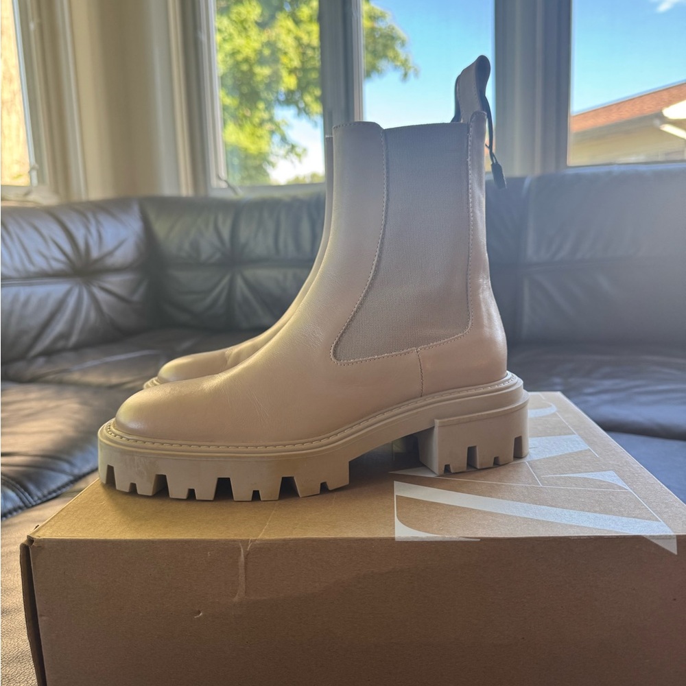 Zara Ankle Faux Leather Boot